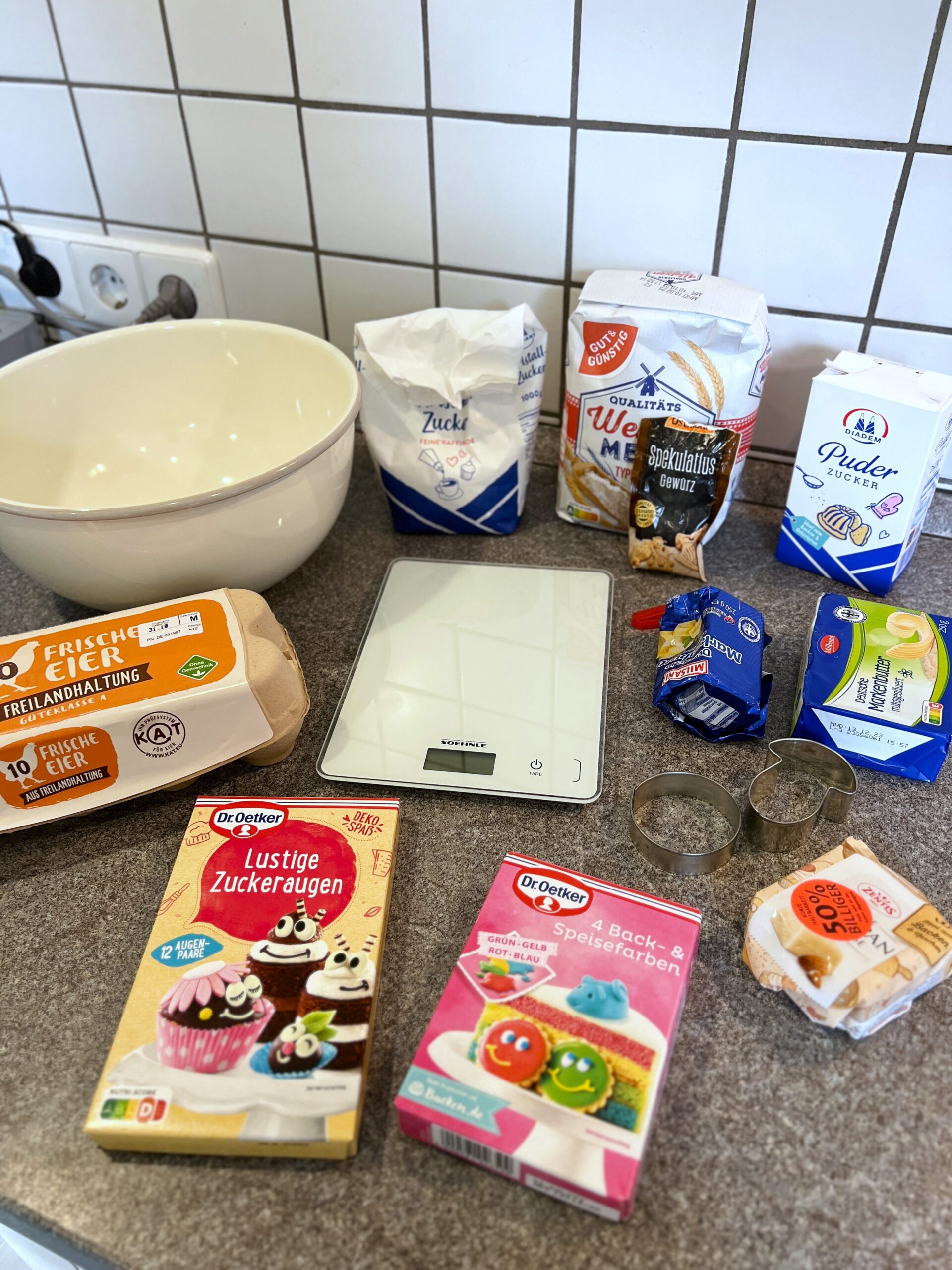 Halloween Cookies, baking