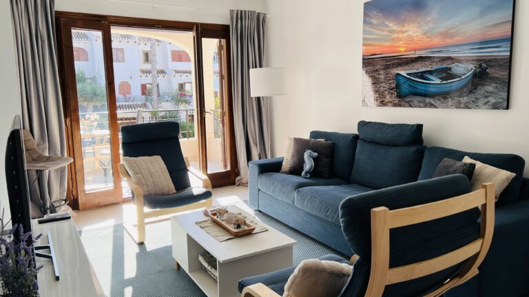 Ferienwohnung, Spanien, holiday home, Spain, Cabo Roig, Wohnzimmer, Living room, maritim, vacation, rental